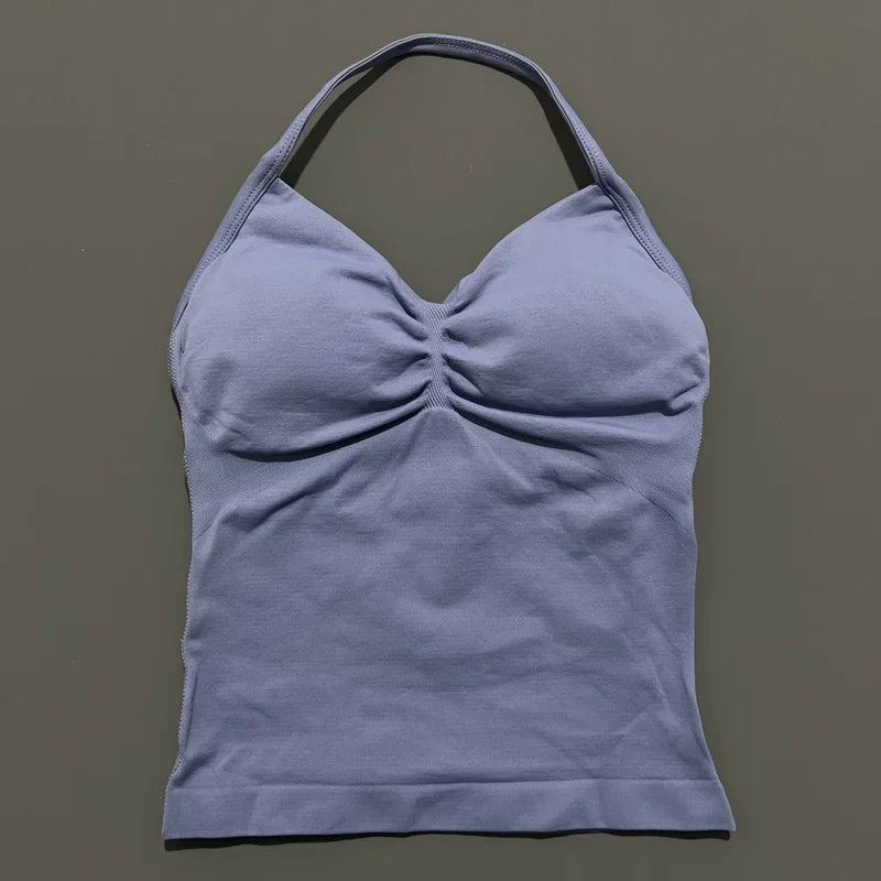 Open Back Yoga Tank Top for Women - Comfortable & Stylish