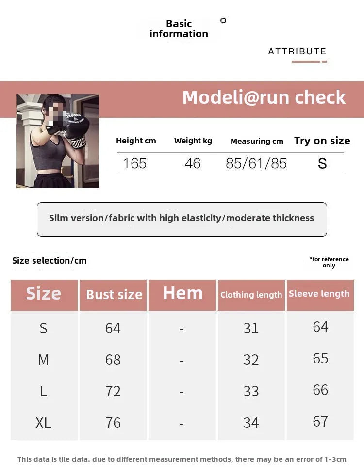 KiKis model wearing sexy women's yoga crop top in black with high elasticity and moderate thickness