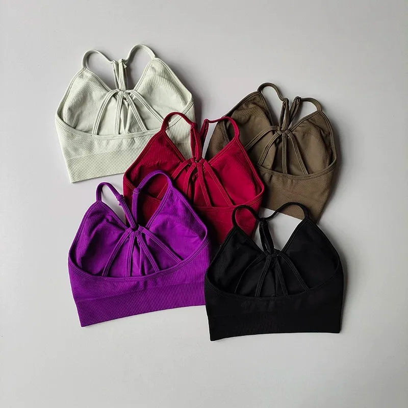KiKis high waisted workout set for women in white, red, brown, purple, and black colors
