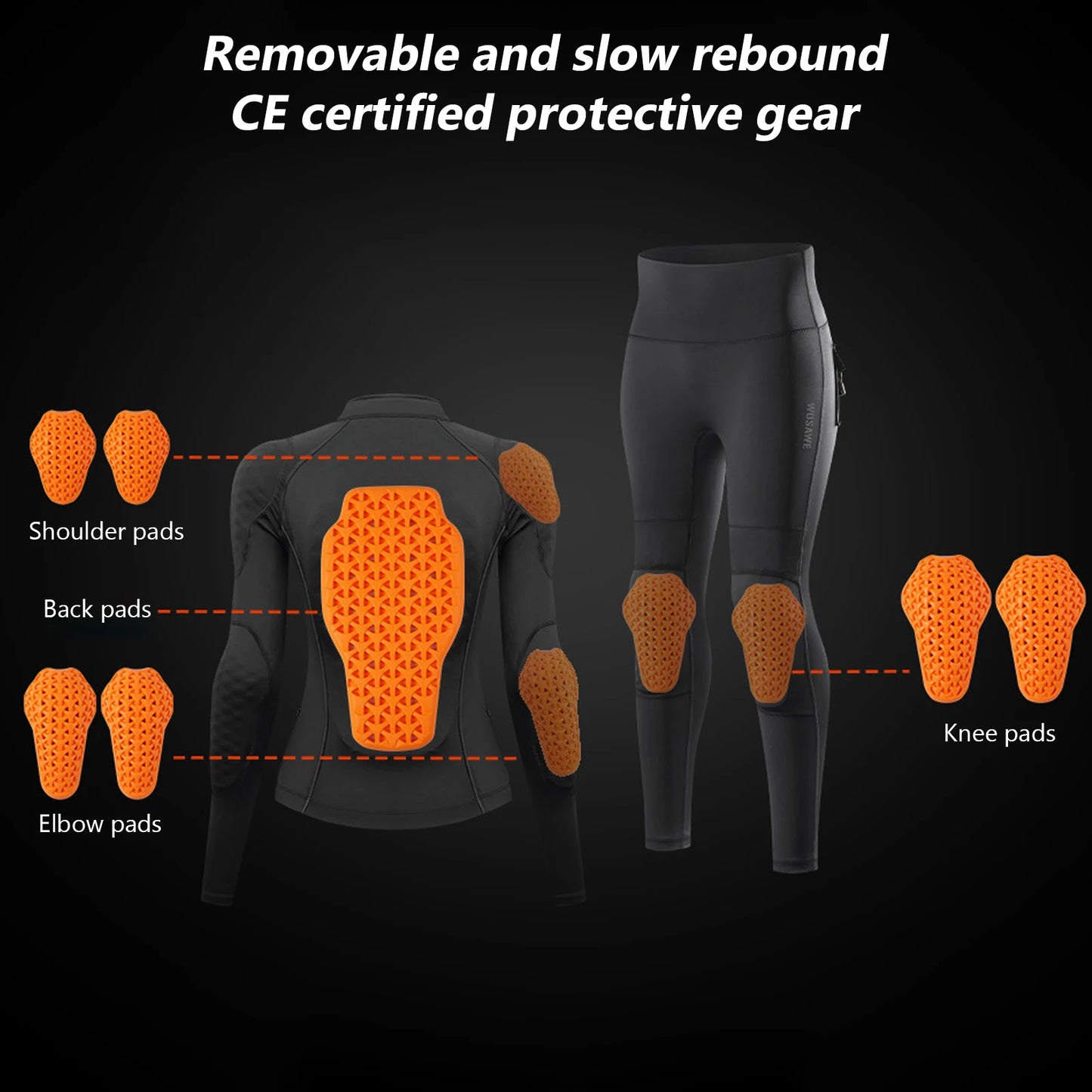 Stylish summer motorcycle jacket for women with removable CE certified protective shoulder back elbow and knee pads