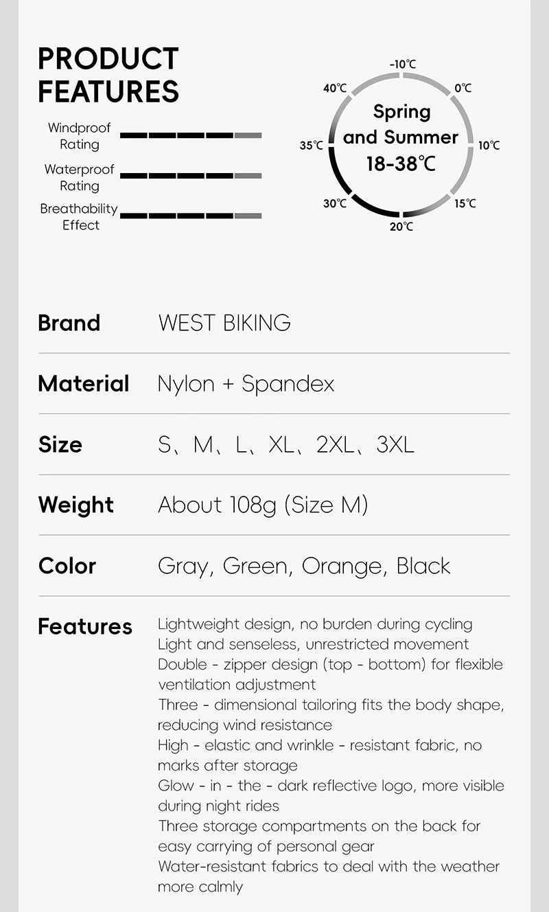 KiKis women's cycling vest summer made of nylon and spandex with breathable, waterproof, and windproof features