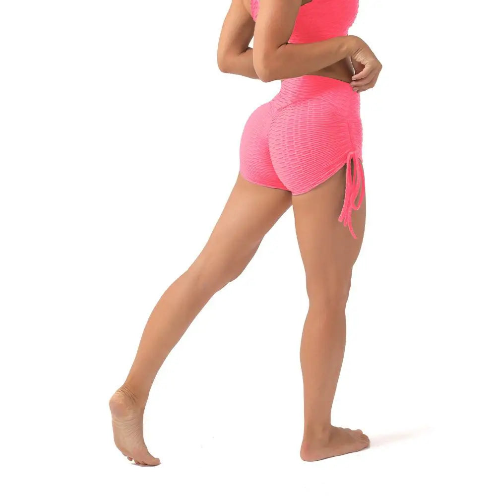 KiKis Push Up Sport Shorts Women - Textured High Waist